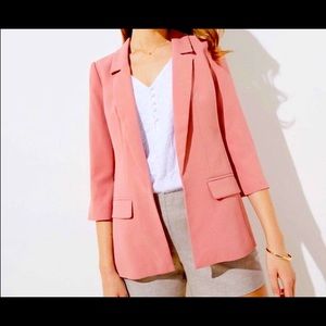 Loft Blush Blazer Size 12
